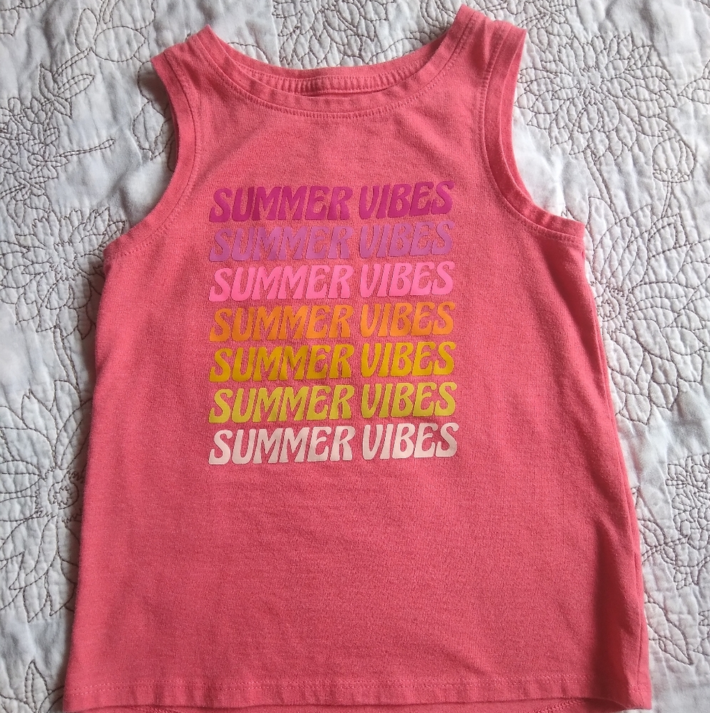 Cat & Jack 5T Coral Tank Top